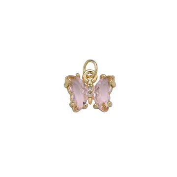 Pink Butterfly Charm