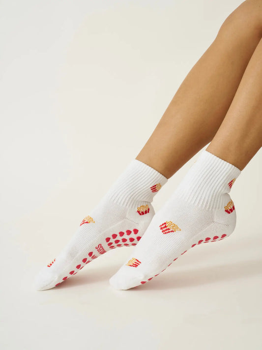 French Fries Grip Socks