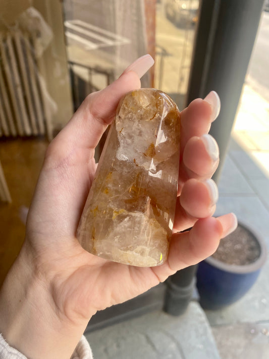 Golden Healer Standing Crystals