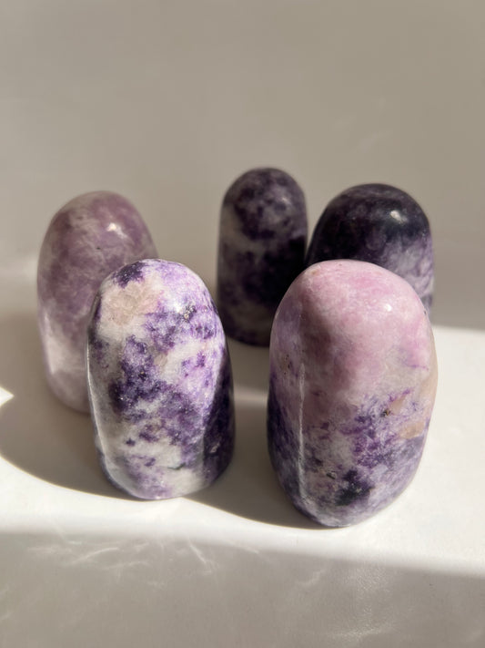 Free Standing Lepidolite Crystals