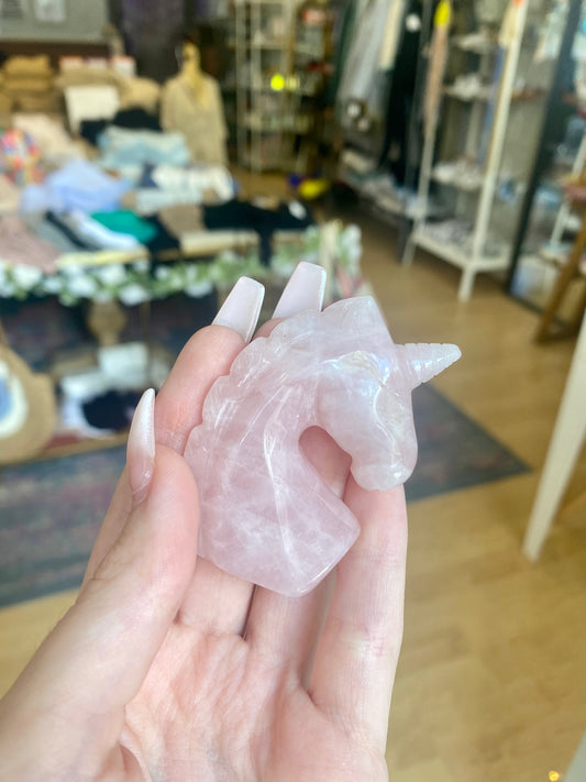 Rose Quartz Unicorn