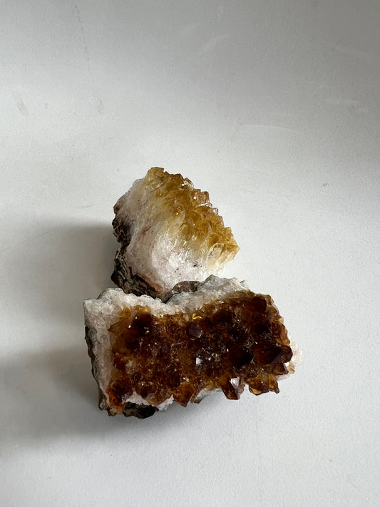 Raw Citrine Crystal Clusters