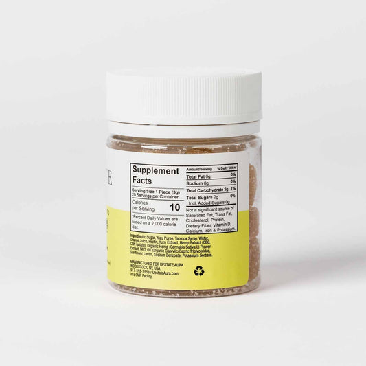 Upstate Aura Yuzu Calm Full Spectrum Gummies