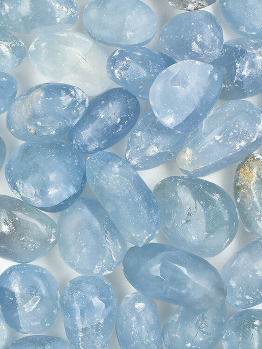 Tumbled Celestite Crystal