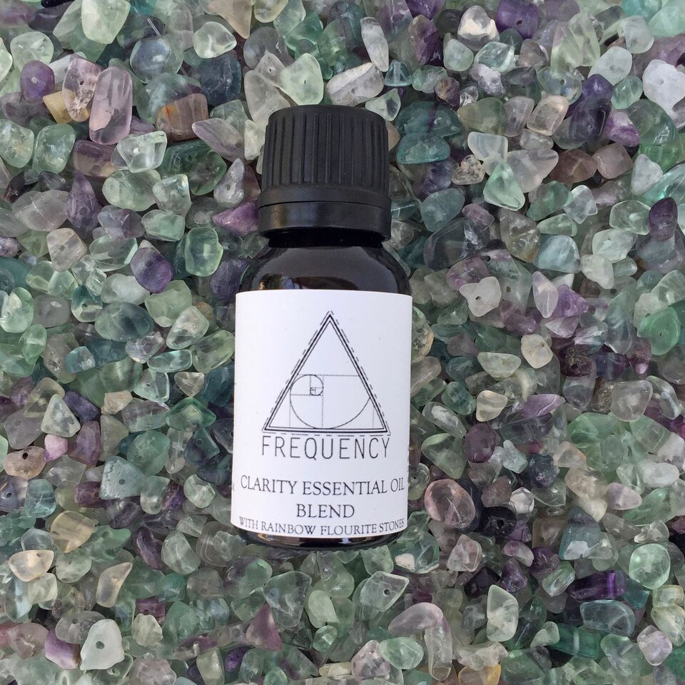 Clarity with Rainbow Fluorite Essential Oil
