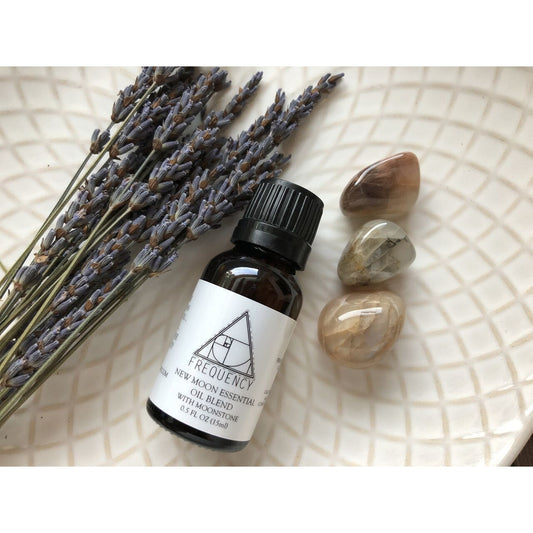 New Moon with Moonstone Essential Oil