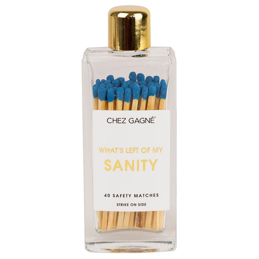 Left of My Sanity - Glass Bottle Matches