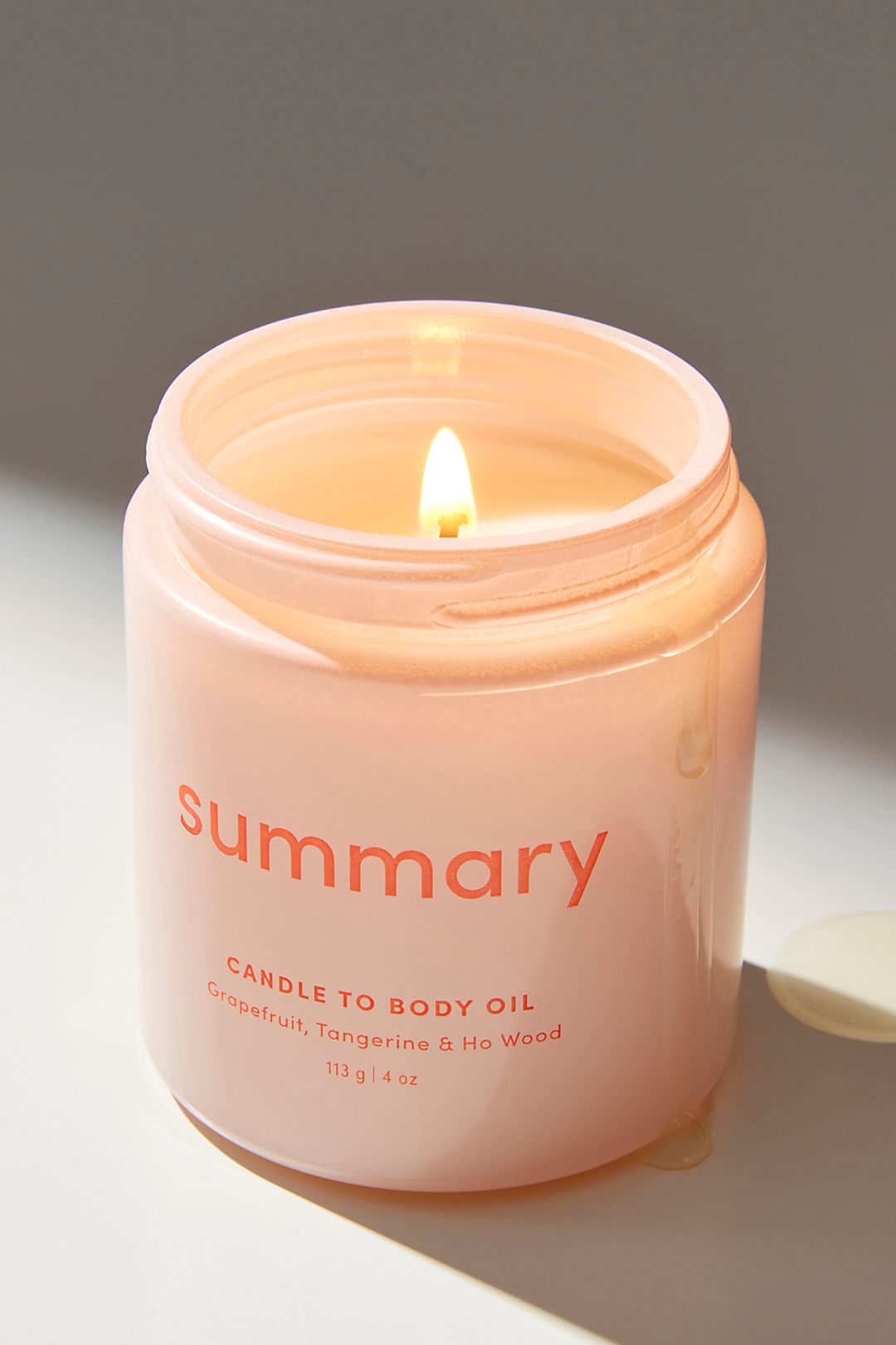 Summary Candle To Body Oil