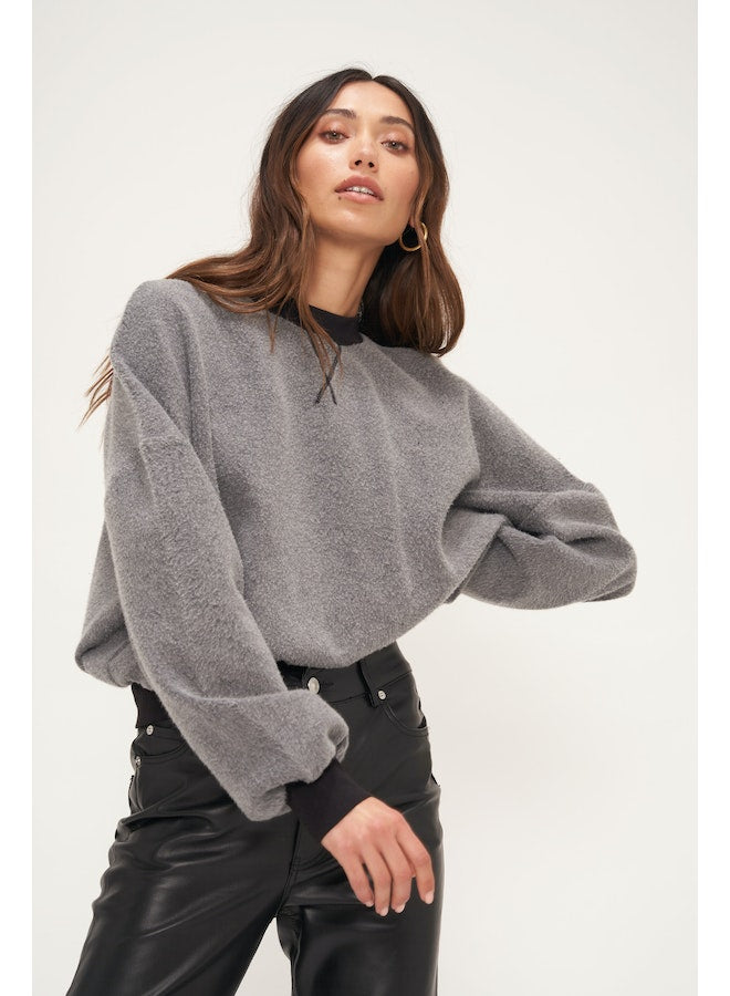 Dover MockNeck Fleece Sweater