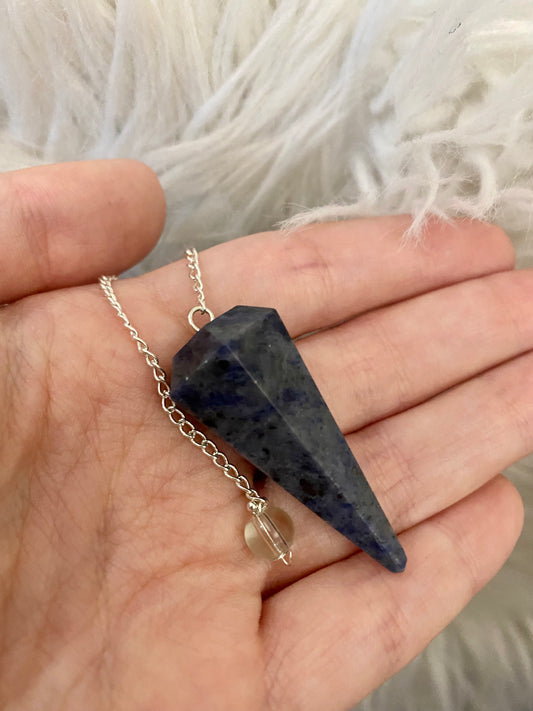 Sodalite Crystal pendulum