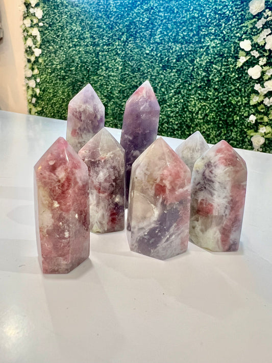 Mini Unicorn Stone Crystal Points