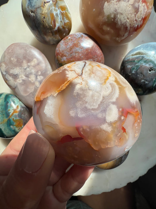 Ocean Jasper Palm Stones