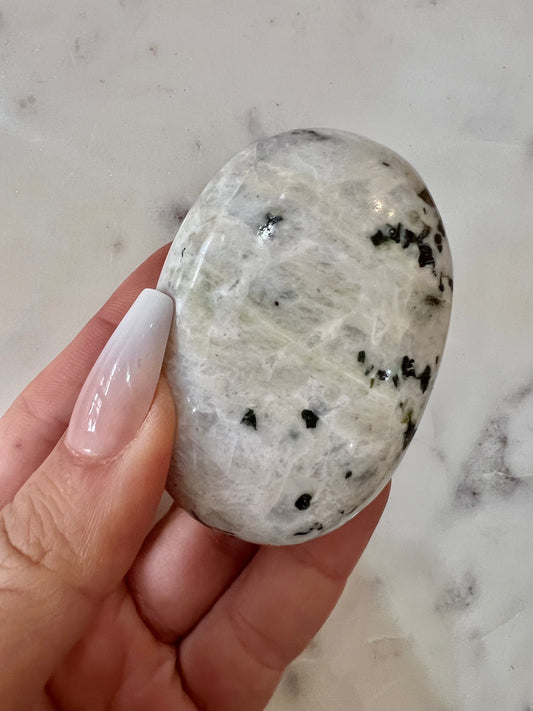 Moonstone Palm Stone