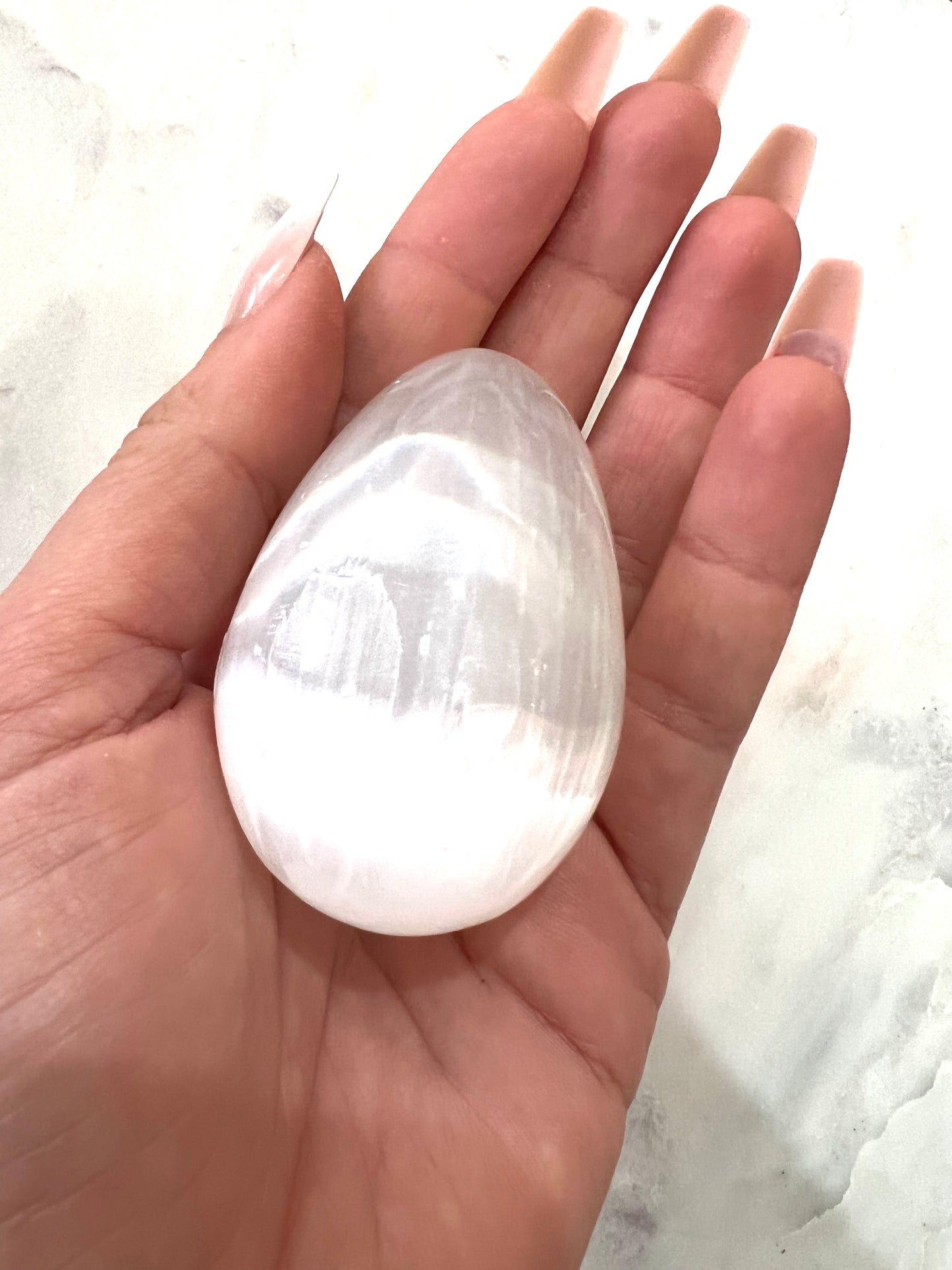 Large Egg Selenite Crystal