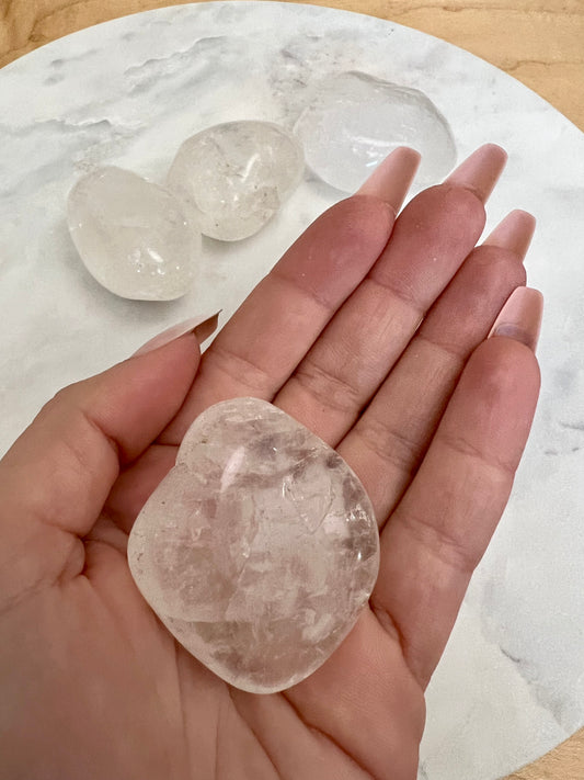 Large Tumbled Quartz Crystal