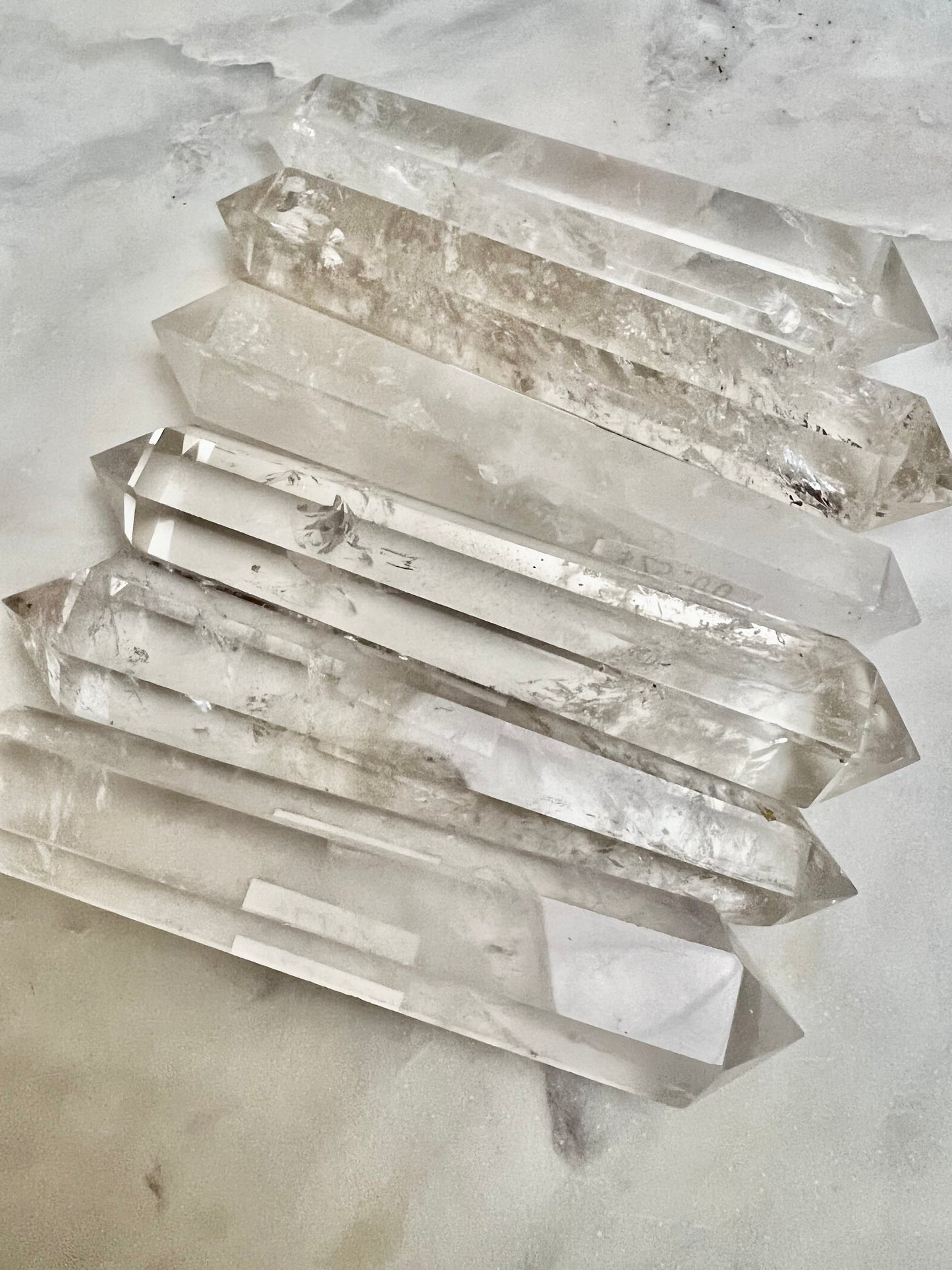 Double Terminated Quartz Crystal Points