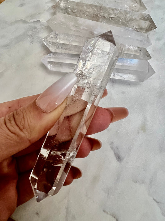 Double Terminated Quartz Crystal Points