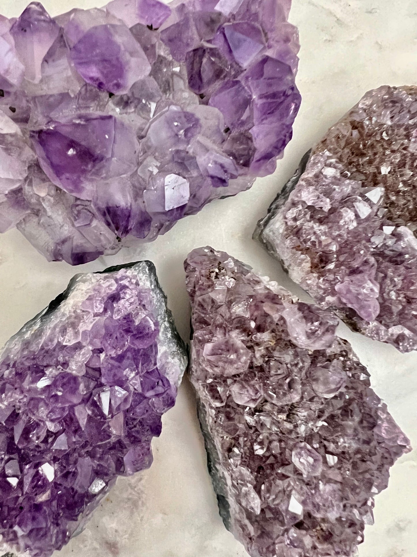 Large Raw Amethyst Clusters