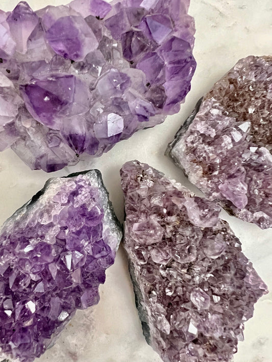 Large Raw Amethyst Clusters