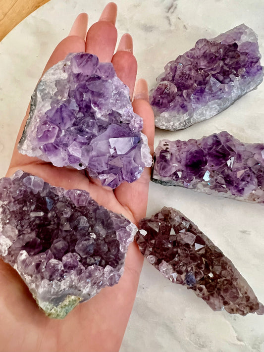 Medium Raw Amethyst Clusters