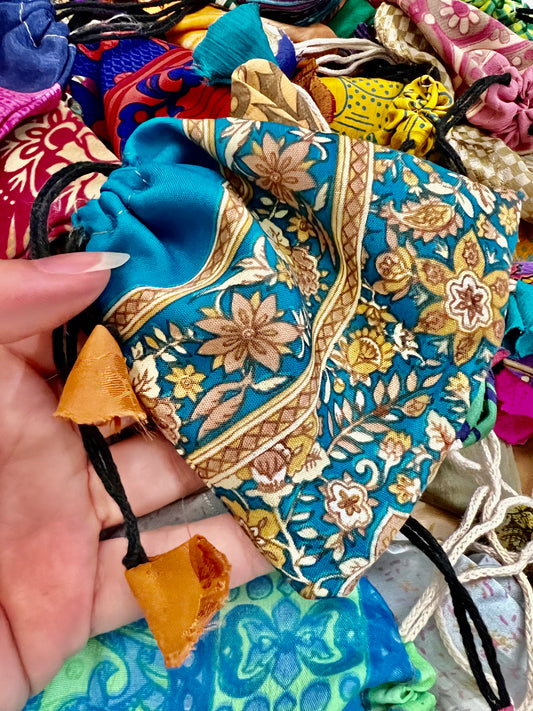 Sari Silk Bags