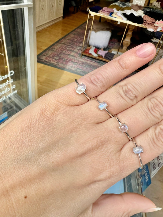 Moonstone Rings