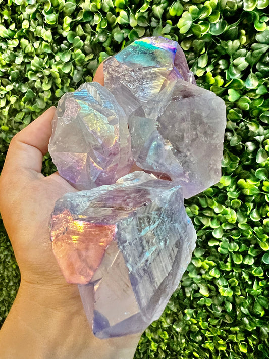 Large Angel Aura Amethyst  Crystals