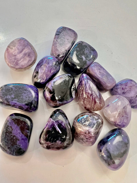 Tumbled Charoite Crystals