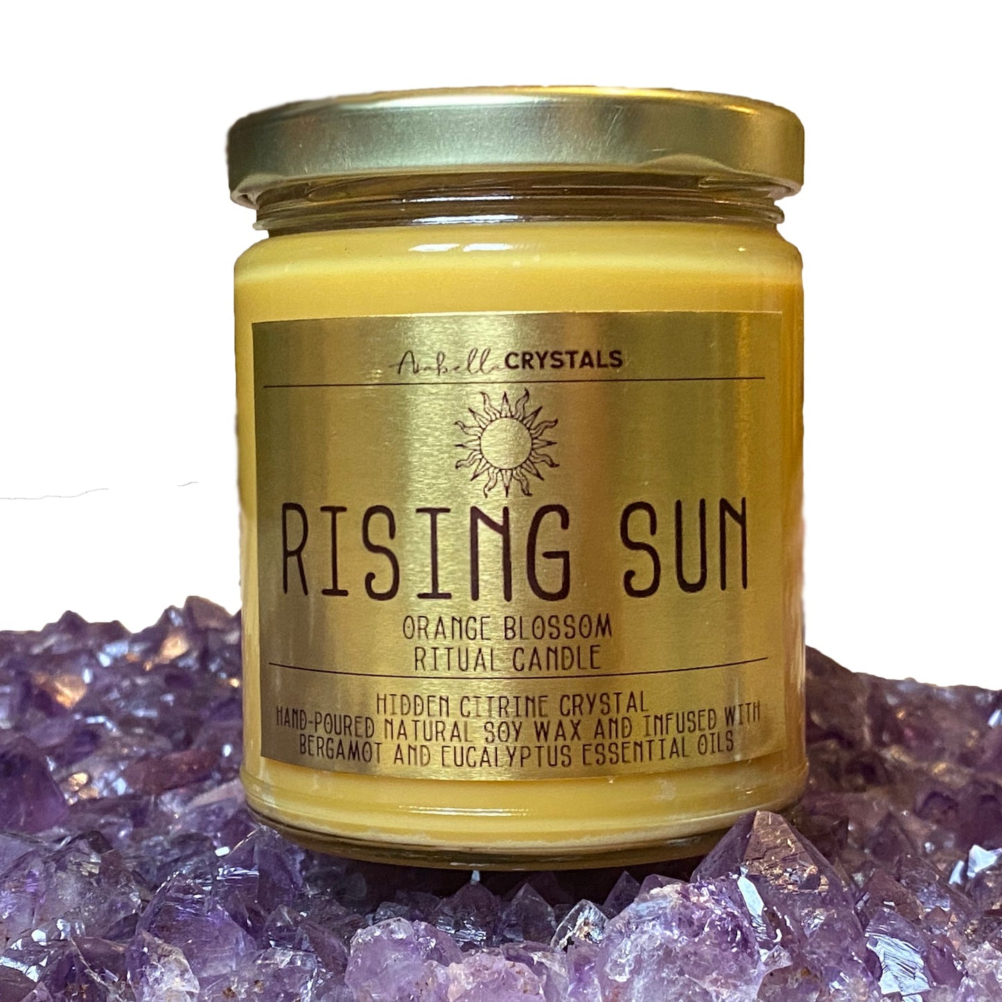 Rising Sun Candle Jar