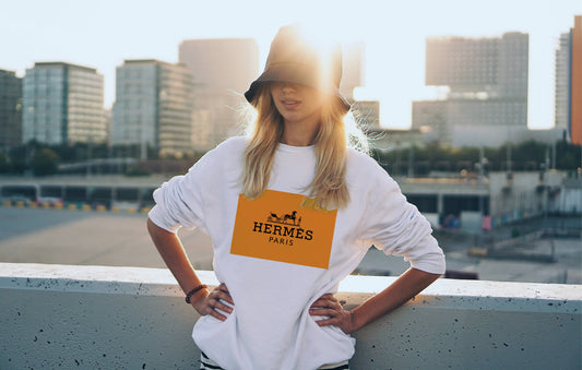 Hermes Label Sweatshirt