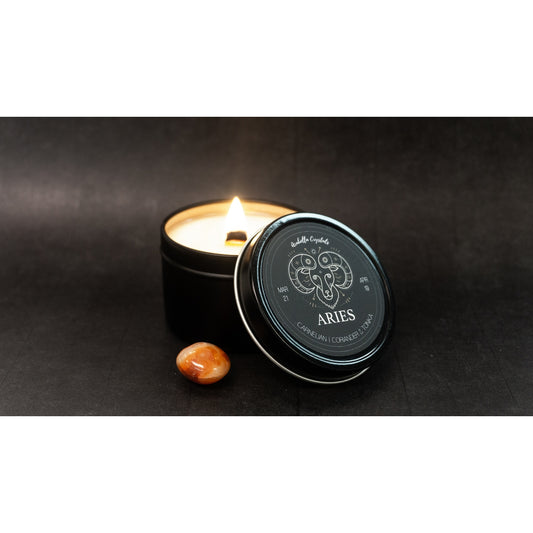 Aries Zodiac Candle Tin