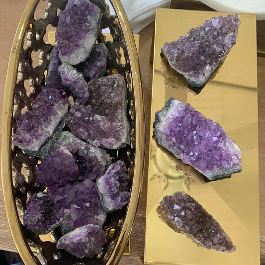 Small Raw Amethyst Clusters