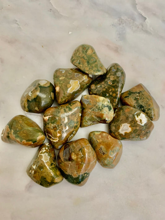 Tumbled Rhyolite Crystals