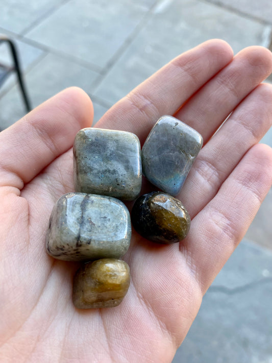 Tumbled Labradorite Crystals