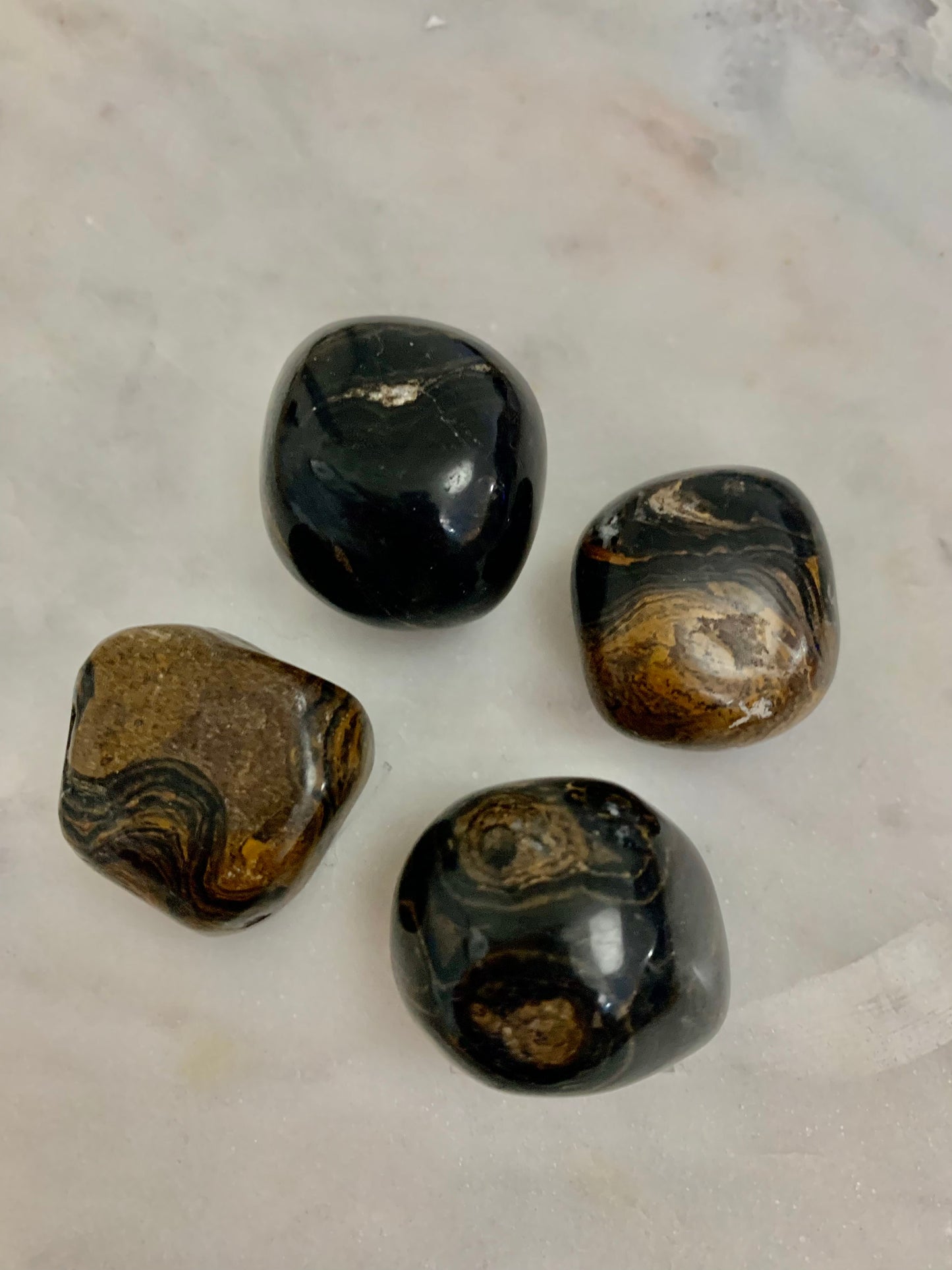 Tumbled Stromatolite Crystals