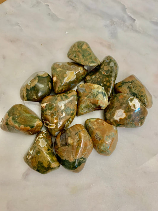 Tumbled Rhyolite Crystals