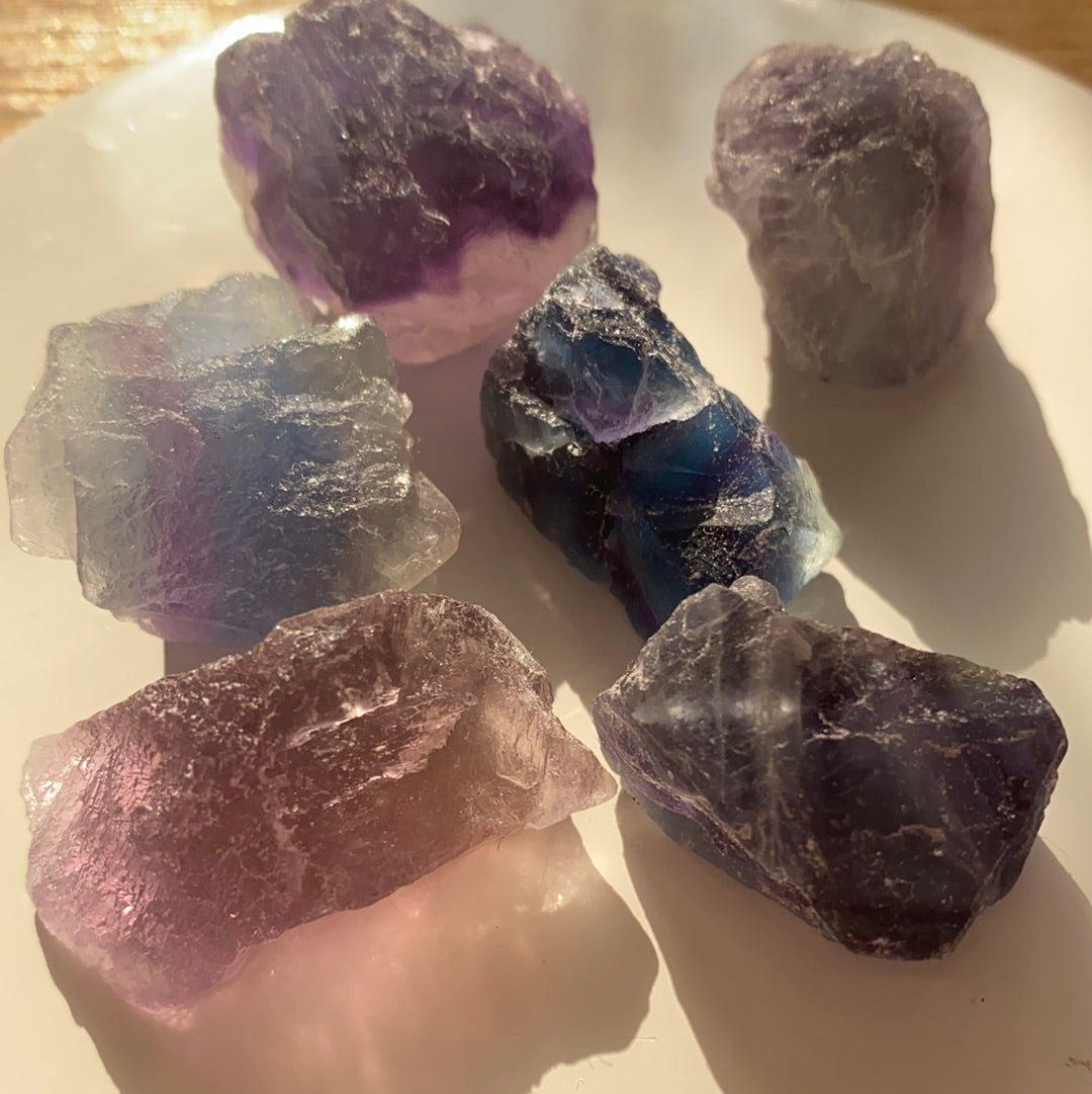 Raw Fluorite Crystals