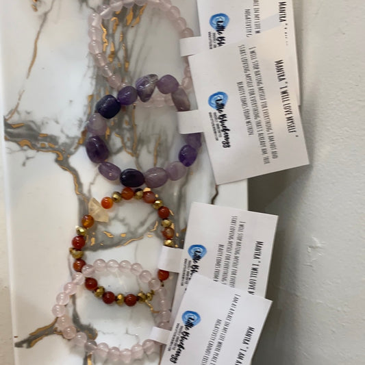 Crystal Mantra Bracelet