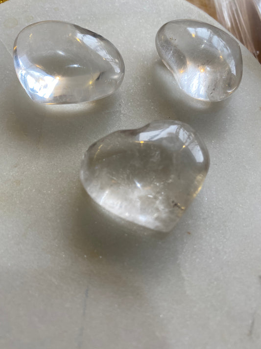 Quartz Crystal Hearts