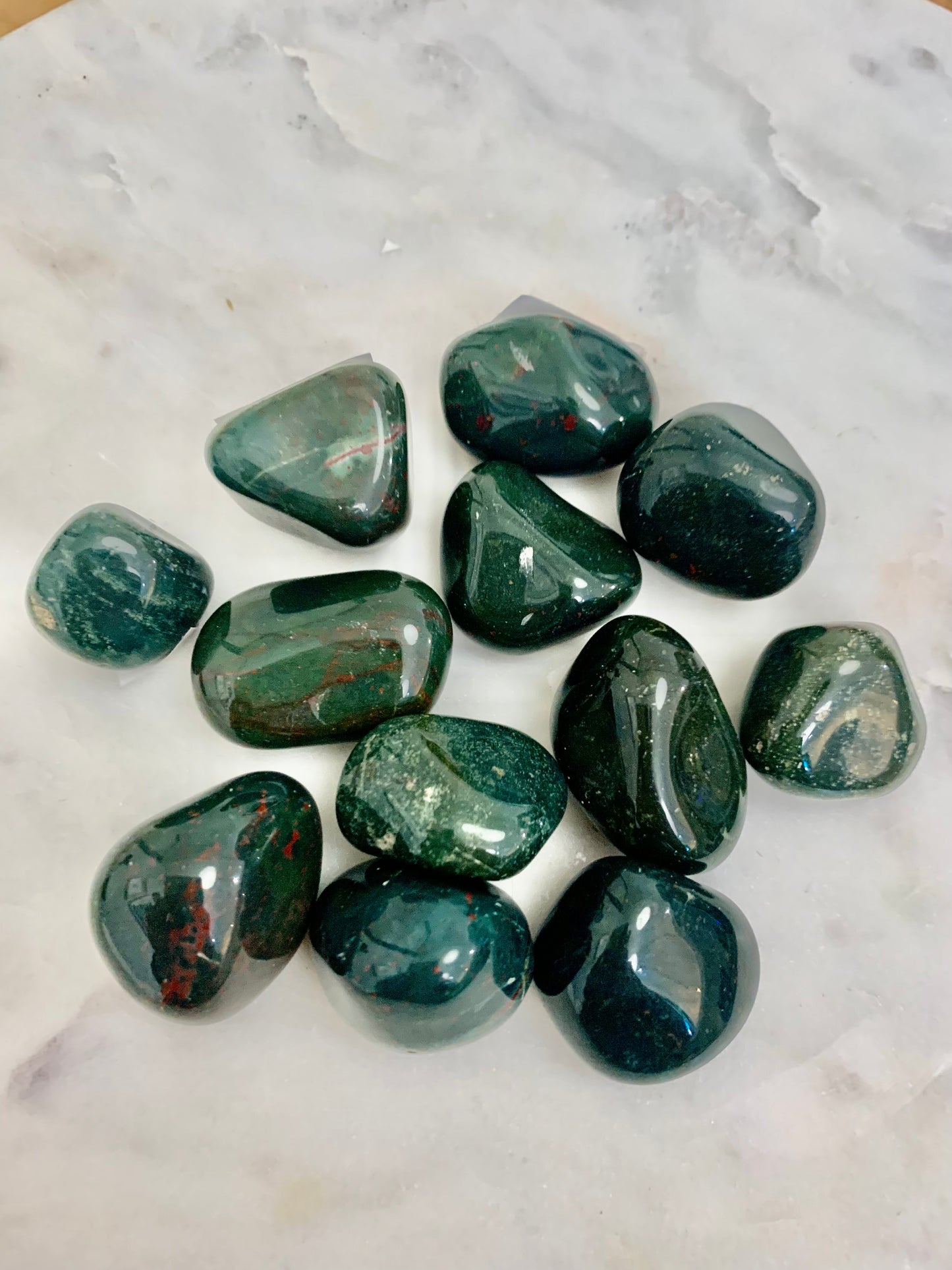 Tumbled Bloodstone Crystals
