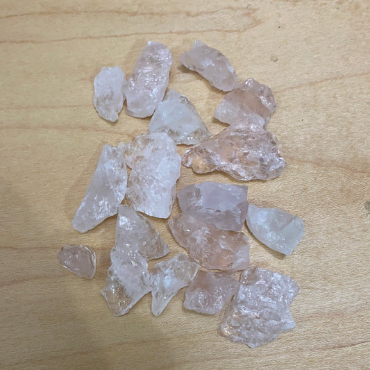 Mini Raw Rose Quartz Crystals
