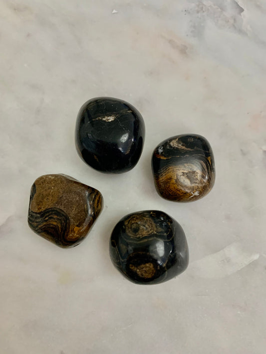 Tumbled Stromatolite Crystals