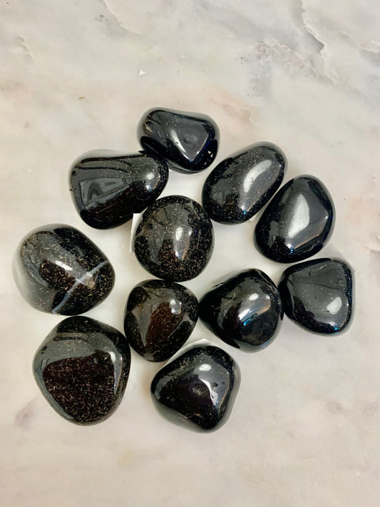 Tumbled Black Onyx