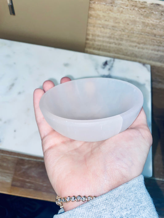 Selenite Crystal Bowl