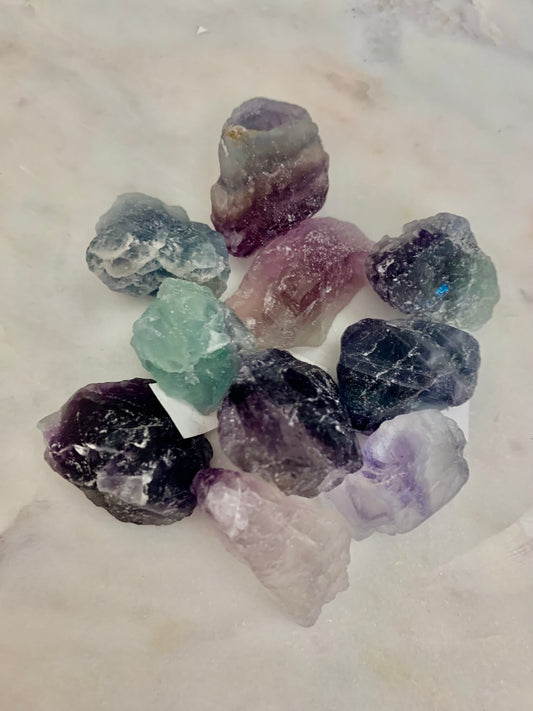 Raw Fluorite Crystals