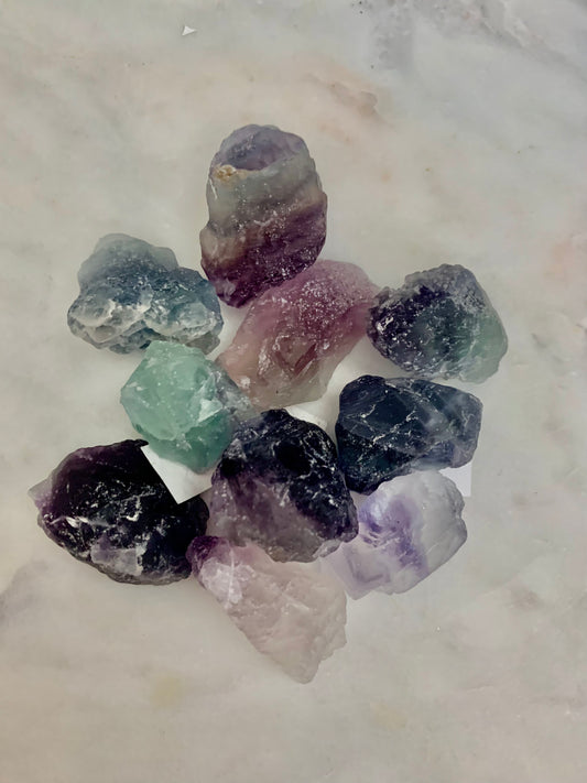 Raw Fluorite Crystals