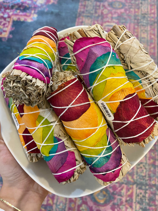Rainbow Floral Sage