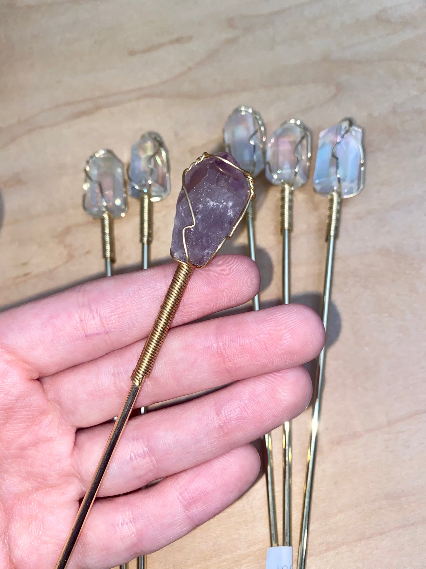 Crystal Hair Pins