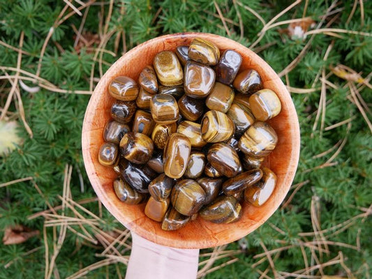 Tigers Eye Tumbled