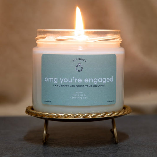 Omg You're Engaged Candle